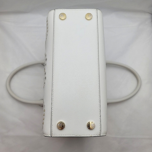 *FINAL PRICE* Michael Kors Studded Selma Medium Top Zip Leather Satchel - Picture 12 of 15